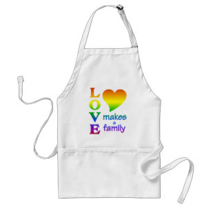 Rainbow Family apron - choose style, color