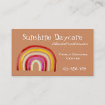 Rainbow family daycare centre childcare  business card