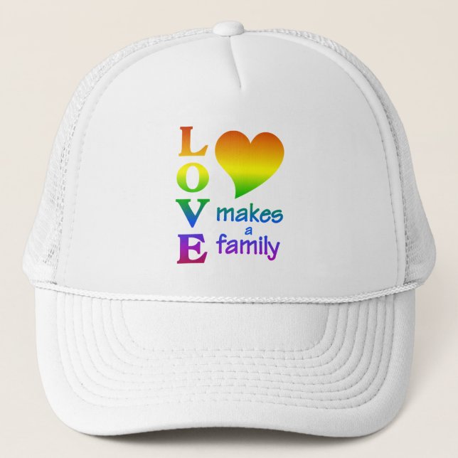 Rainbow Family hat - choose color (Front)