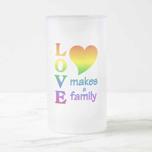 Rainbow Family mug - choose style & color (Center)
