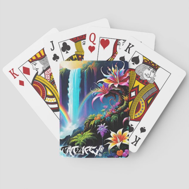 Rainbow Fantasy Forest Classic Playing Cards (Back)