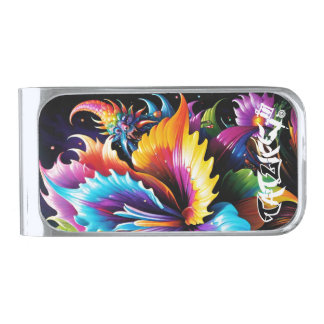 Rainbow Fantasy Forest Money Clip