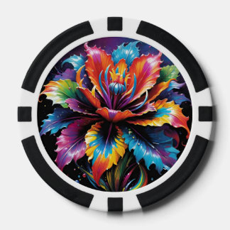 Rainbow Fantasy Forest Poker Chips