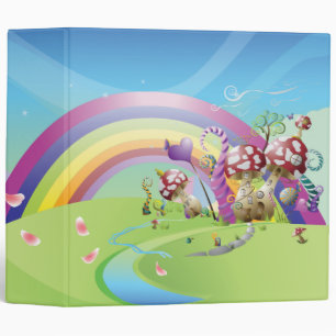 Rainbow Fantasy Land Binder