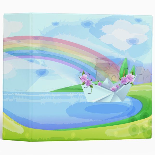 Rainbow Fantasy Pond Binder (Front/Spine)