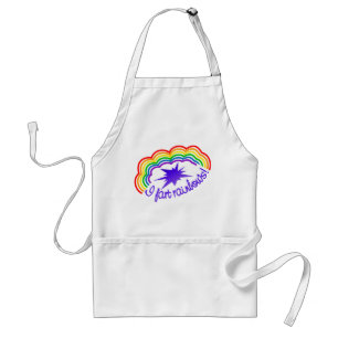 Rainbow Farts apron - choose style & color