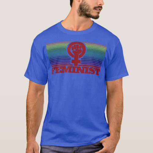 Rainbow Feminism Pride Intersectional Feminist 511 T_Shirt