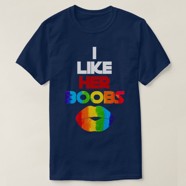 Rainbow Feminism Women Gift LGBT T-Shirt (Design Front)