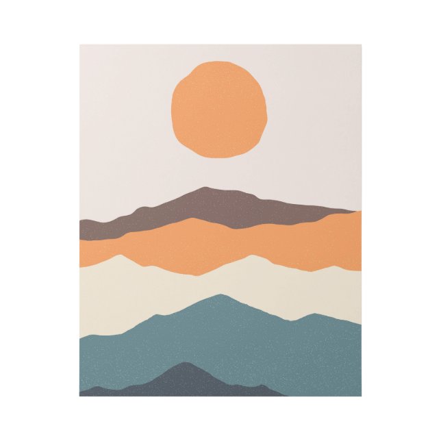 Rainbow Field Gallery Wrap (Front)