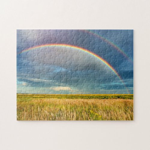 Rainbow Field USA Countryside Complex Jigsaw Puzzl Jigsaw Puzzle