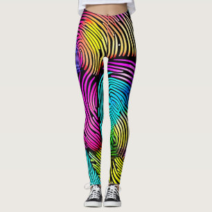 Rainbow Fingerprint Dreams Leggings