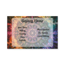 Rainbow Fire Abstract Art Design