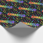 [ Thumbnail: Rainbow First Name "Annabelle" + Stars Wrapping Paper ]