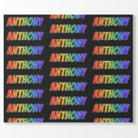 [ Thumbnail: Rainbow First Name "Anthony"; Fun & Colorful Wrapping Paper ]