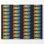 [ Thumbnail: Rainbow First Name "David"; Fun & Colorful Wrapping Paper ]