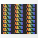 [ Thumbnail: Rainbow First Name "Faith"; Fun & Colorful Wrapping Paper ]