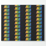 [ Thumbnail: Rainbow First Name "Mia"; Fun & Colorful Wrapping Paper ]