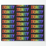[ Thumbnail: Rainbow First Name "Trinity"; Fun & Colorful Wrapping Paper ]