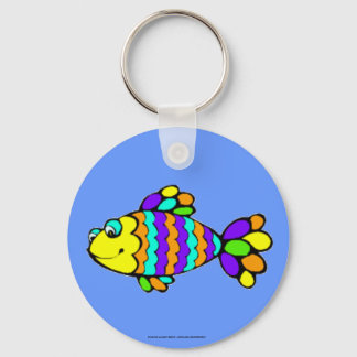 Rainbow Fish Keychain