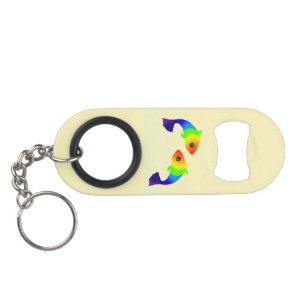 Rainbow Fish Keyring Bottle Opener
