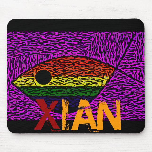 Rainbow Fish Mouse Pad (Front)