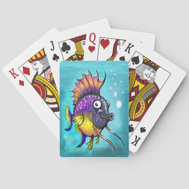 Rainbow Fish Poker Cards (Back)