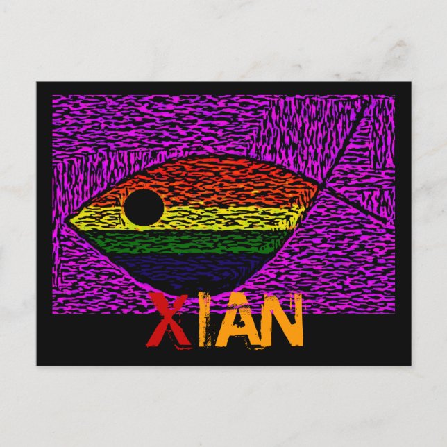 Rainbow Fish Postcard (Front)