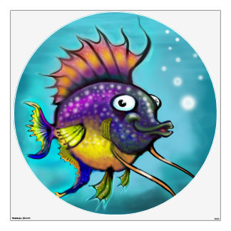 Rainbow Fish Wall Decal