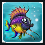 Rainbow Fish Wall Decal<br><div class="desc">rainbow fish</div>
