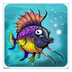 Rainbow Fish Wall Decal