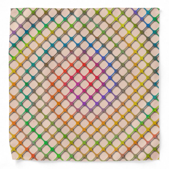 Rainbow Fishnets Bandana (Front)