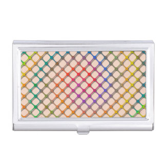 Rainbow Fishnets Business Card Case
