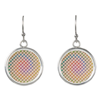 Rainbow Fishnets Earrings