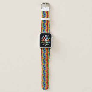 Rainbow Fist Pattern Apple Watch Band