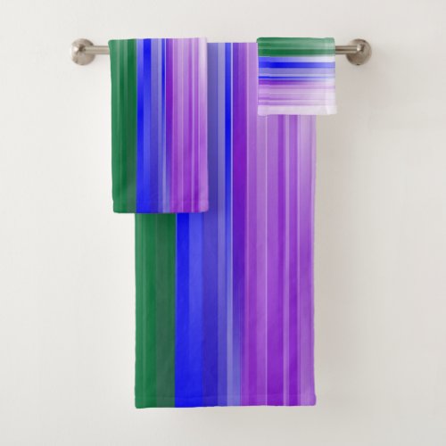 Rainbow Flag Bath Towel Set