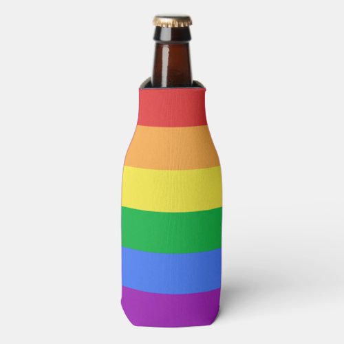 Rainbow Flag Bottle Cooler