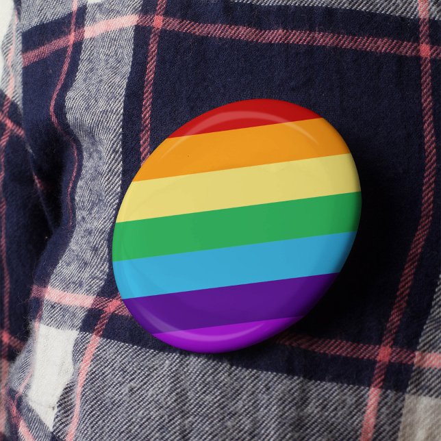 Rainbow flag button (Creator Uploaded)