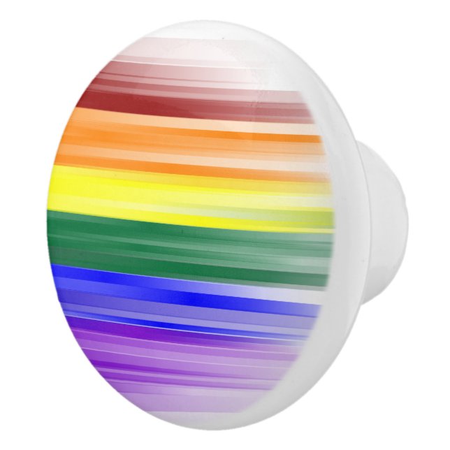 Rainbow Flag Ceramic Knobs (Right)