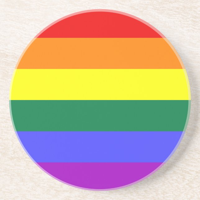 Rainbow Flag Coaster (Front)