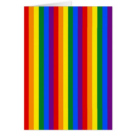 RAINBOW FLAG COLORS CARDS (Front)