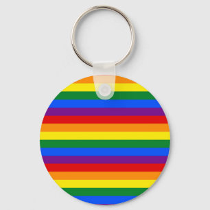 RAINBOW FLAG COLORS KEYCHAIN