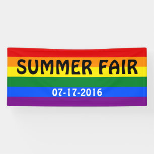RAINBOW FLAG COLORS / LGBT + your ideas Banner