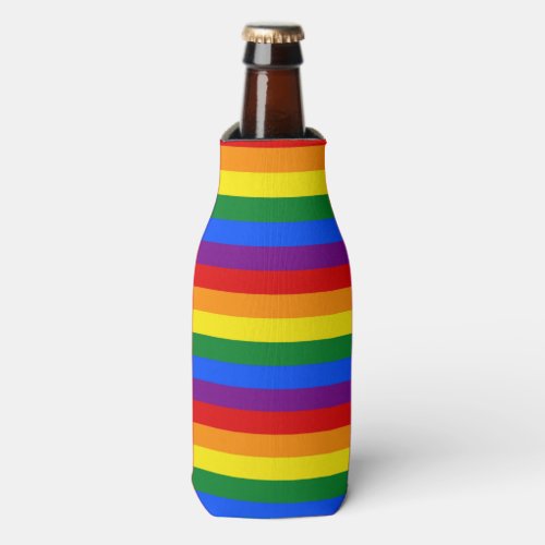 RAINBOW FLAG COLORS  your ideas Bottle Cooler