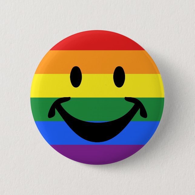 RAINBOW FLAG COLORS your ideas Button (Front)