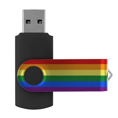 RAINBOW FLAG COLORS  your ideas Flash Drive