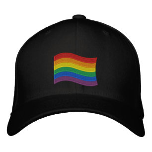 Rainbow Flag Embroidered Baseball Cap