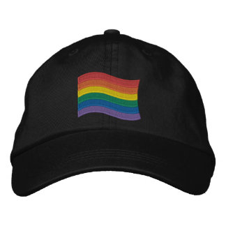 Rainbow Flag Embroidered Baseball Cap