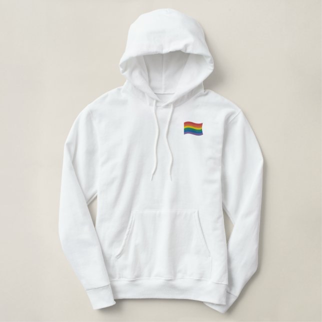 Rainbow Flag Embroidered Shirt (Design Front)