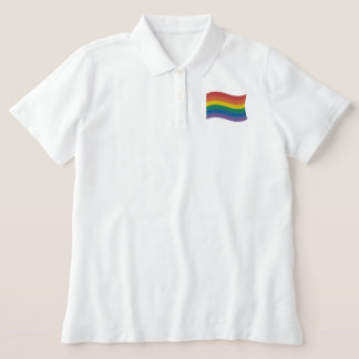 Rainbow Flag Embroidered Shirt