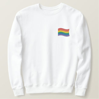 Rainbow Flag Embroidered Shirt